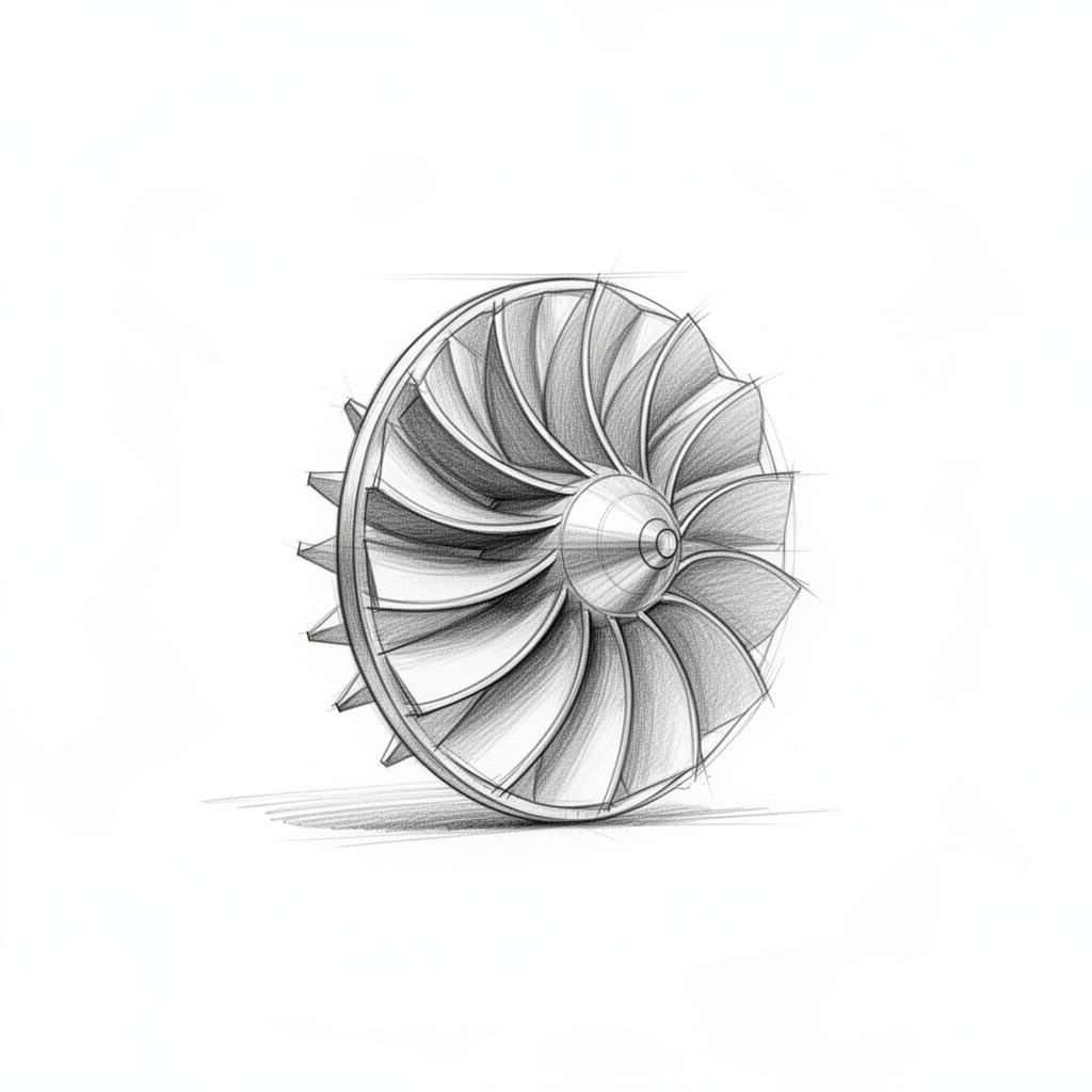 Impeller / turbine concept sketch